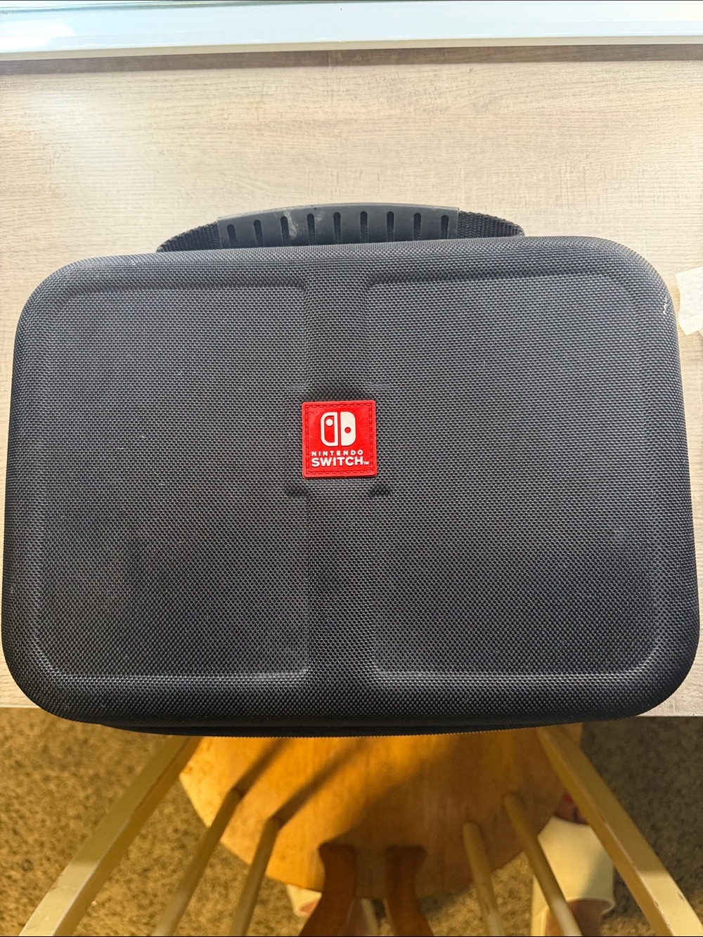 Nintendo Black Travel Case with Red Switch Logo